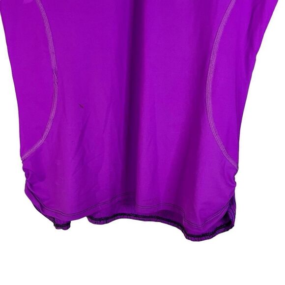 Title Nine Paradigm 1/4 Zip Long Sleeve Pullover Top Purple Med Graphic Writing - Picture 5 of 9